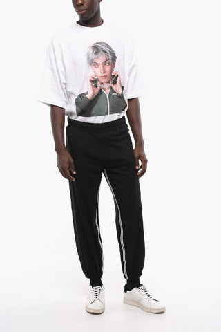 Pantaloni Joggers SLIM LOW RISE a Righe Regimental