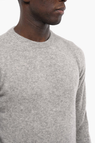 Cashmere Blend Crew-neck Sweater