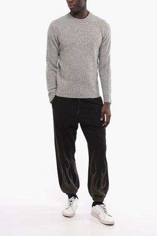 Cashmere Blend Crew-neck Sweater