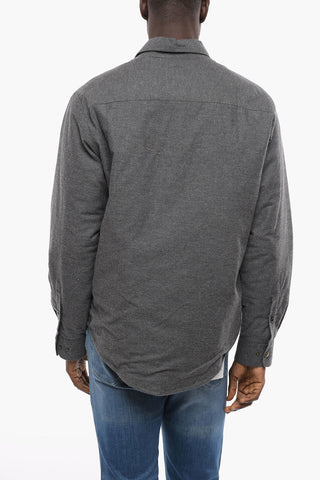 Padded Overshirt with Ornamental-Buttons