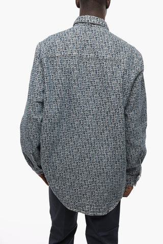All Over Monogram Denim Overshirt
