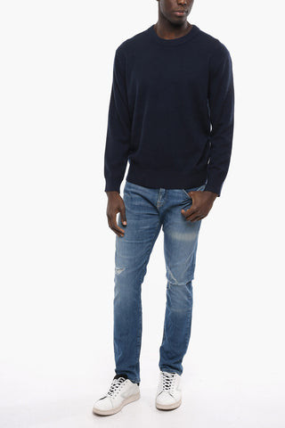 Crew Neck Pure Cashmere Sweater