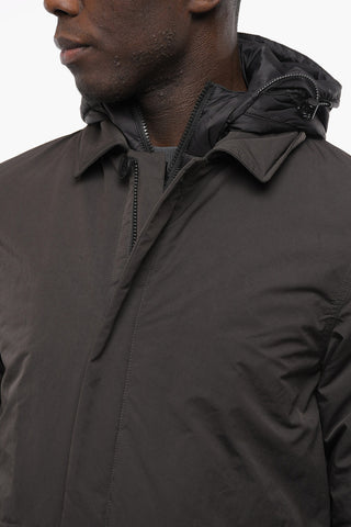 Cappotto in Lana Tech con Bomber Interno Rimovibile