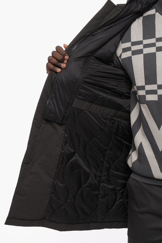 Cappotto in Lana Tech con Bomber Interno Rimovibile