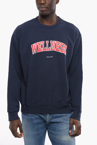 Printed Cotton UNISEX Crew-Neck  Sweatshirt