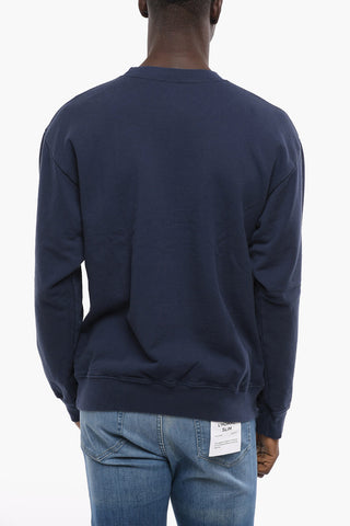Printed Cotton UNISEX Crew-Neck  Sweatshirt