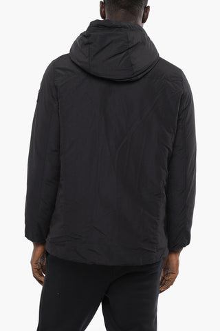 Down GANAMADO Jacket With Colored Inner and Logo Patch