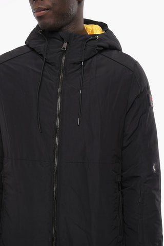Down GANAMADO Jacket With Colored Inner and Logo Patch
