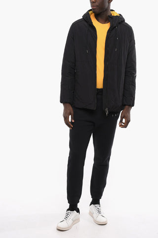 Down GANAMADO Jacket With Colored Inner and Logo Patch