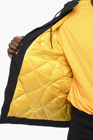 Down GANAMADO Jacket With Colored Inner and Logo Patch