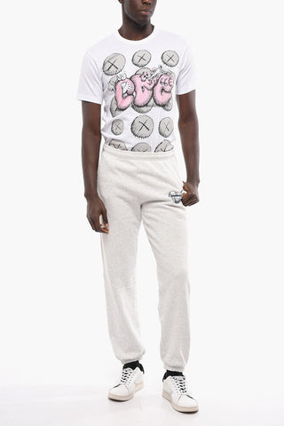 Joggers in Cotone Felpato a 3 Tasche