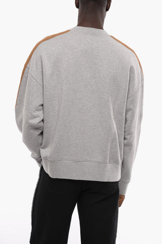 Crewneck SUNDAY Sweatshirt with Dropped Shoulder