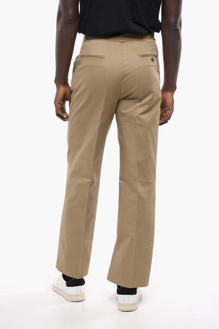 MM4 Double-pleated Cotton Chinos Pants