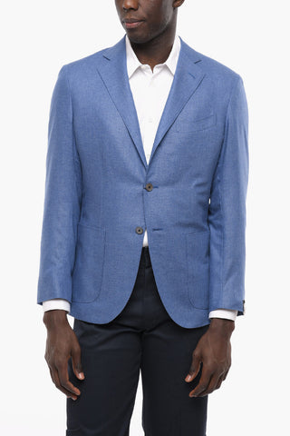 SARTORIA Blazer Slim Fit in Seta e Cashmere 