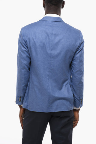 SARTORIA Blazer Slim Fit in Seta e Cashmere 