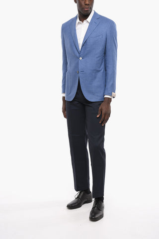 SARTORIA Blazer Slim Fit in Seta e Cashmere 
