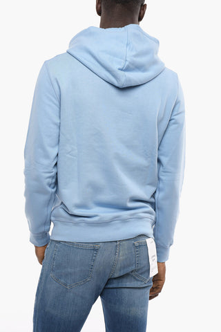 Brushed Cotton Hoodie with Ton sur Ton Logo