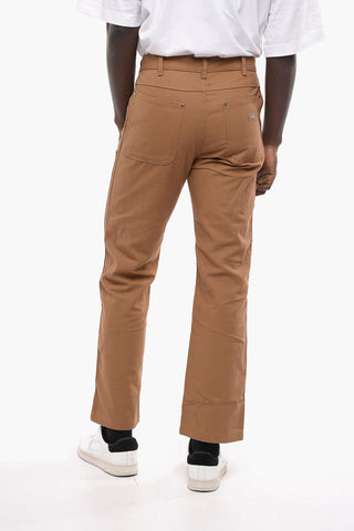 Regular Waist Solid Color Pants