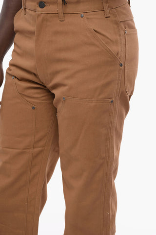 Regular Waist Solid Color Pants