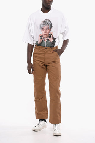 Regular Waist Solid Color Pants