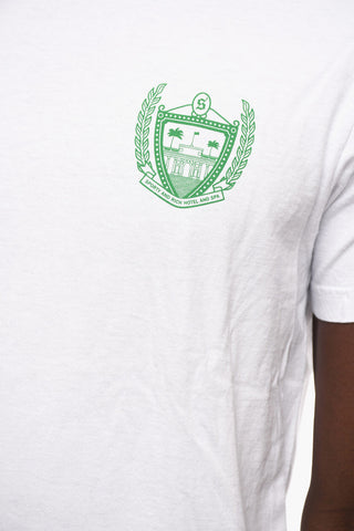 T-shirt Girocollo in Cotone con Stampa