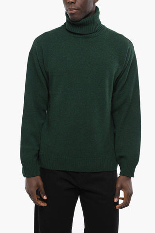 Maglia in Lana e Cashmere a Collo Alto