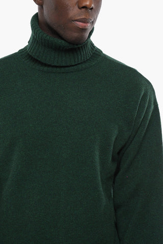 Maglia in Lana e Cashmere a Collo Alto