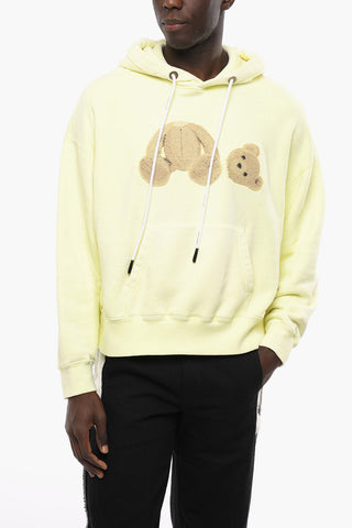 Felpa Hoodie BEAR con Patch in Spugna