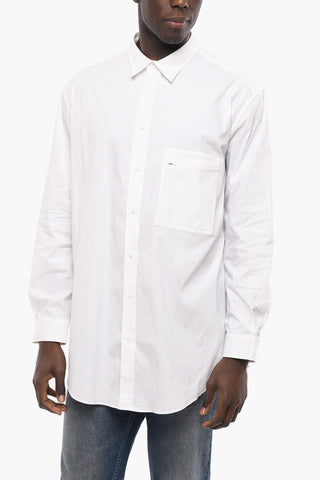 Y-3 YOHJI YAMAMOTO Classic Collar Solid Color Shirt
