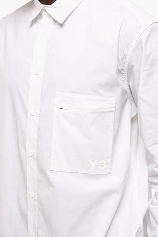Y-3 YOHJI YAMAMOTO Classic Collar Solid Color Shirt