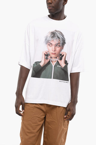 ANGELS BY PALM ANGELS Crew Neck SIMS Cotton T-Shirt