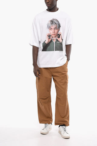 ANGELS BY PALM ANGELS Crew Neck SIMS Cotton T-Shirt