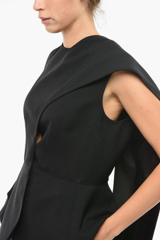 Top Peplum con Dettaglio da Allacciare