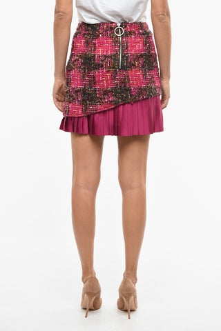 Tweed BLAIR Mini Skirt with Pleated Detail