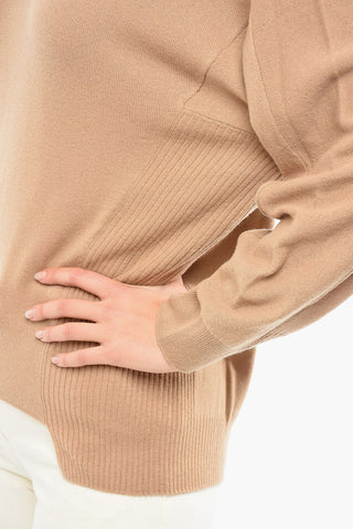 Maglia In Lana Con Collo A V