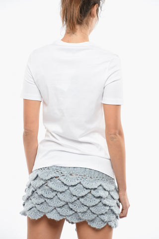 Embroiedered Gradient Logo Short Sleeved t-shirt