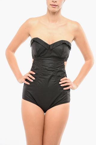 Body Senza Spalline Con Ruches