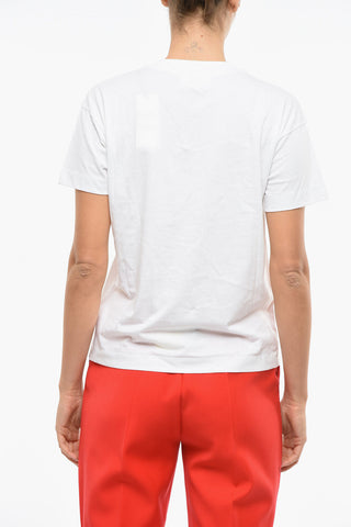 Embroidered Crewneck Short Sleeved T-shirt