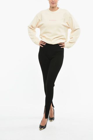 Ribbed LEO Leggings with Ankle Slit