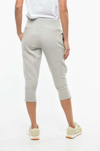 ADIDAS Side Zipped Cropped Fit Sweatpants