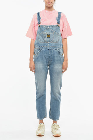 Salopette In Jeans Ligh-Washed