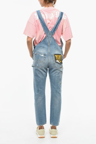 Salopette In Jeans Ligh-Washed