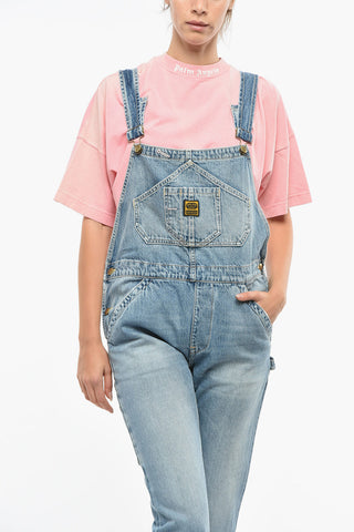 Salopette In Jeans Ligh-Washed