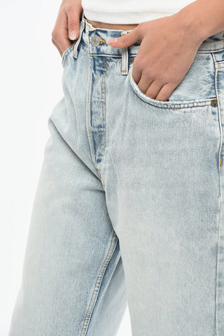 Organic Cotton Boyfriend Light Wash Denims 18cm