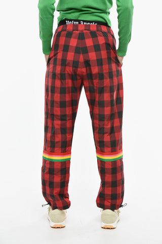 Joggers BUFFALO a Quadri Gingham con Elastico Logato