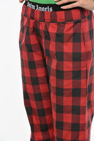 Joggers BUFFALO a Quadri Gingham con Elastico Logato