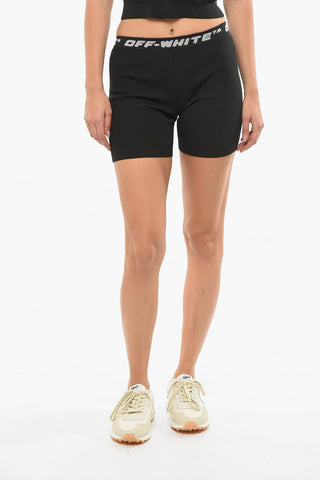 Biker Shorts With Logoed Elastic Band