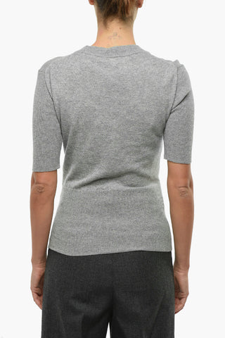 Short Sleeve Cashmere Sweater