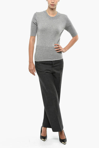 Short Sleeve Cashmere Sweater
