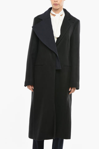 Removable Detail Wool Coat
